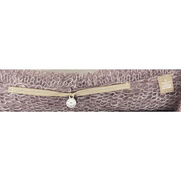 Knitted & Knotted x Anthropologie Women's Sheer Cowl Neck Mohair Blend Sweater S - Picture 6 of 8